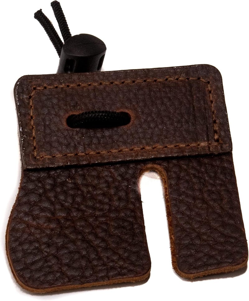 Shatterproof Archery Split Finger Archery Shooting Tab | Real Leather | Made in USA - Image 1